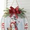 Glitzhome® 15" Merry Christmas Round Door Hanger